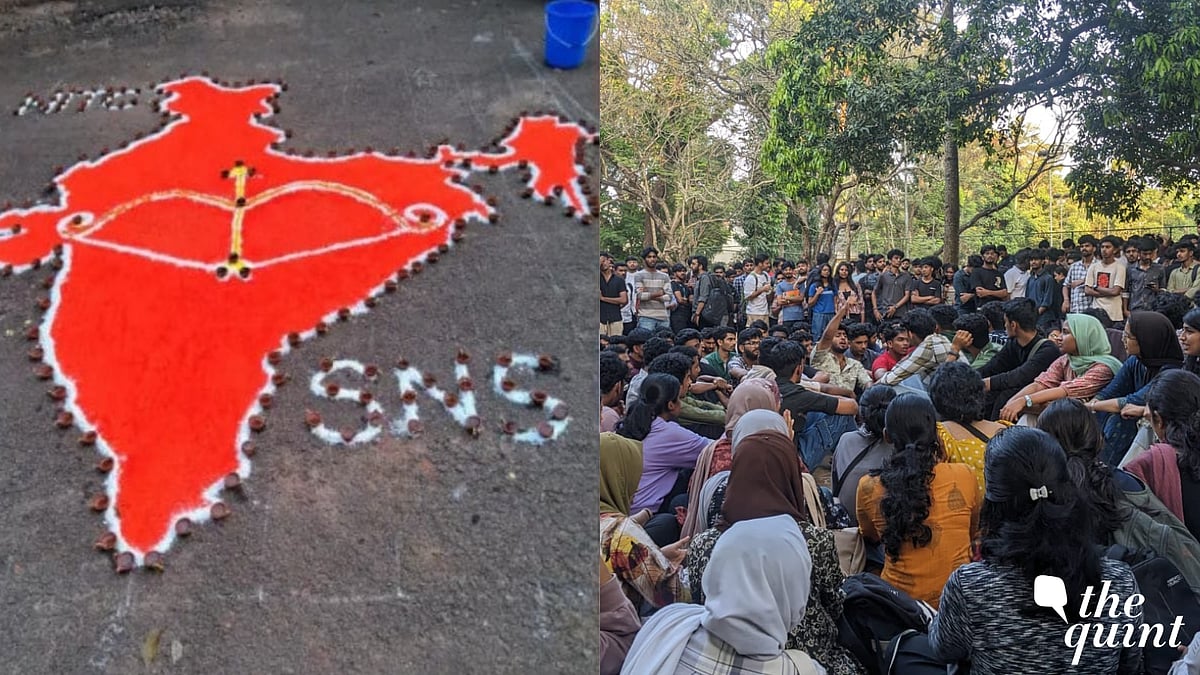 <div class="paragraphs"><p>Vysakh Premkumar, a fourth year BTech student, was suspended "with immediate effect" on 31 January after he staged the protest on 22 January – on the day of the Ayodhya Ram Mandir consecration – by holding a placard that said, 'India is not a Rama Rajyam.'</p></div>