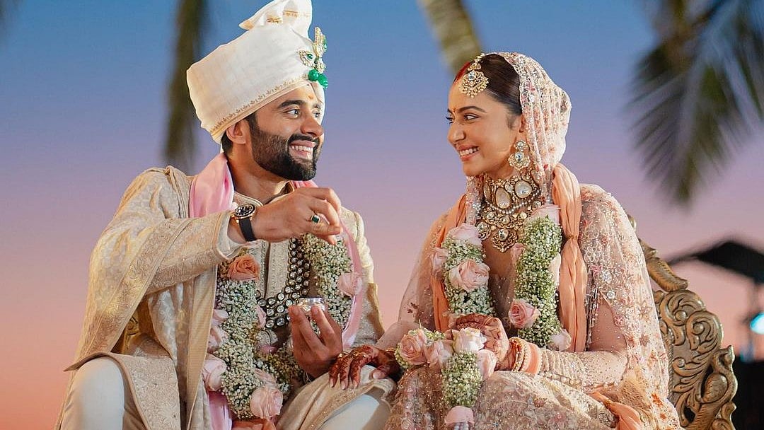 <div class="paragraphs"><p>Actor Rakul Preet Singh and producer Jackky Bhagnani tied the knot on Wednesday, 21 February</p></div>