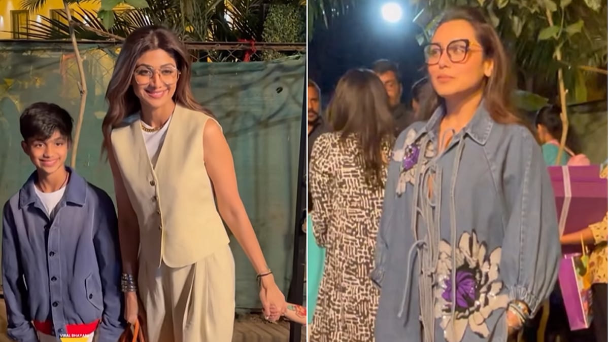 <div class="paragraphs"><p>Rani Mukerji, Shilpa Shetty At Karan Johar's Kids' Birthday Bash</p></div>