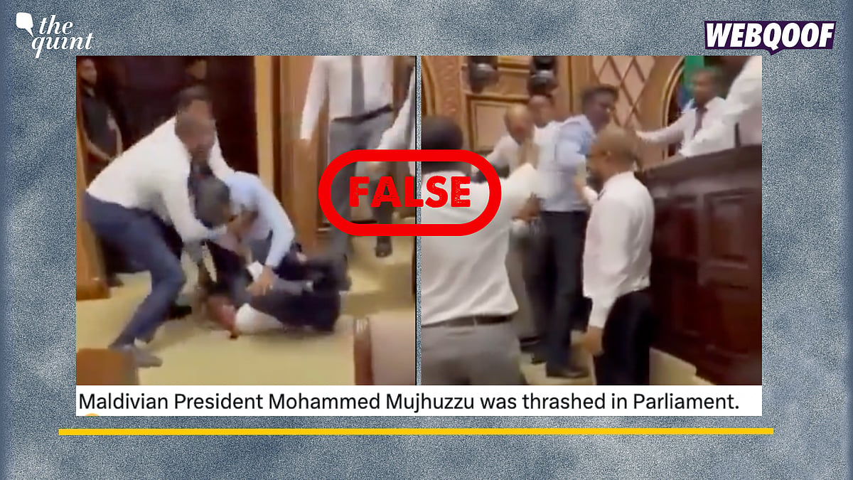 <div class="paragraphs"><p>Fact-Check: Maldives President Mohamed Muizzu was not attacked inside the parliament.</p></div>