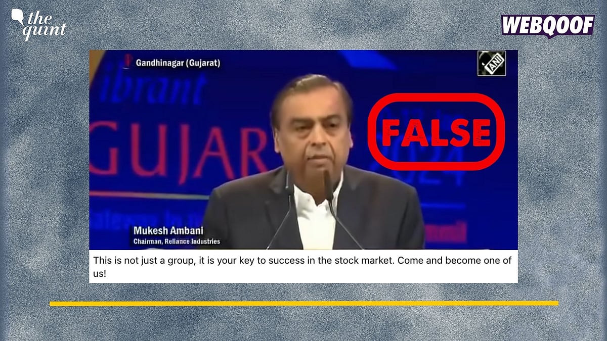 <div class="paragraphs"><p>Fact-Check: The original video shows Ambani speaking at the Vibrant Gujarat Investors Summit.&nbsp;</p></div>