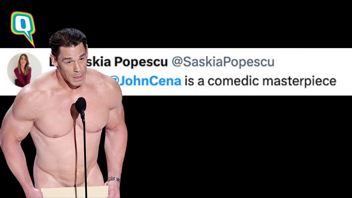 <div class="paragraphs"><p>At the Oscars 2024, John Cena presented the Best Costume Design award stark naked.</p></div>