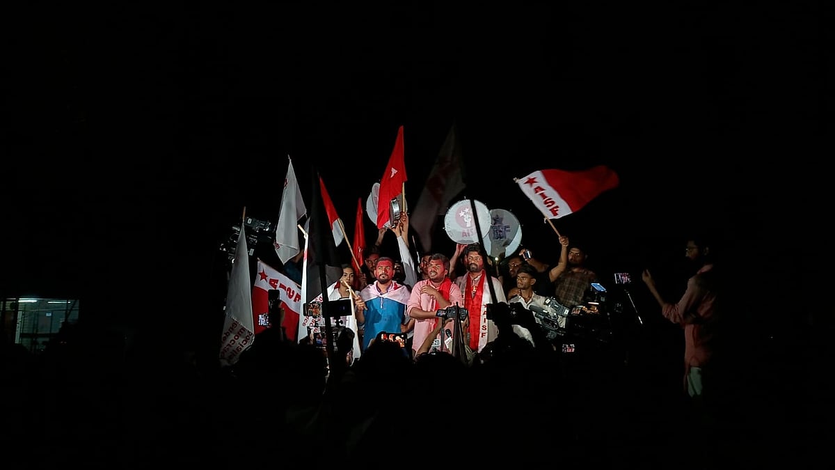 <div class="paragraphs"><p>Trouncing BJP’s student wing ABVP, JNU elected Left-backed candidates on three of the four key posts, including its first Dalit President in 27 years.</p></div>