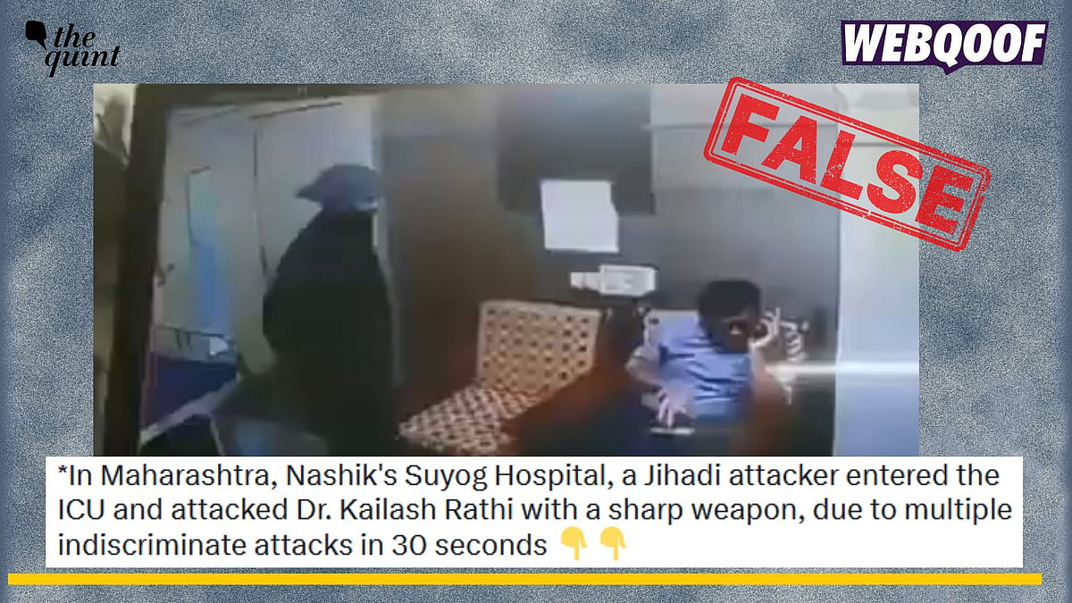 <div class="paragraphs"><p>Fact-check: A false communal angle was added to an incident from Nashik where a doctor was attacked in his clinic. </p></div>