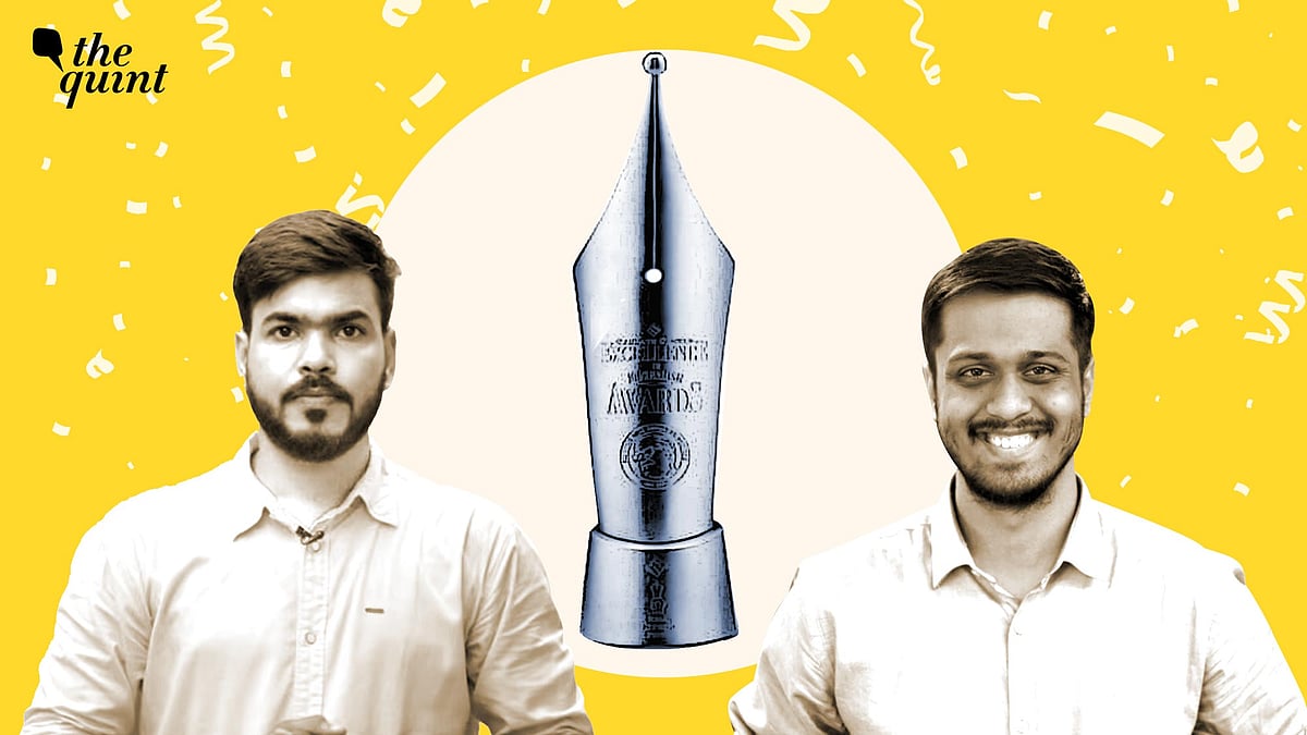 <div class="paragraphs"><p>The Quint's Vishnukant Tiwari and Meghnad Bose Win Ramnath Goenka Awards</p></div>
