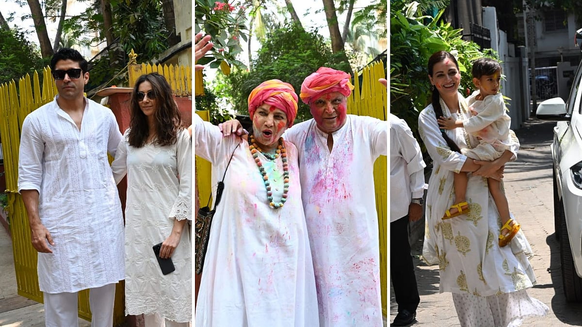 <div class="paragraphs"><p>Farhan-Shibani, Dia Mirza Attend Javed Akhtar-Shabana Azmi's Holi Party</p></div>