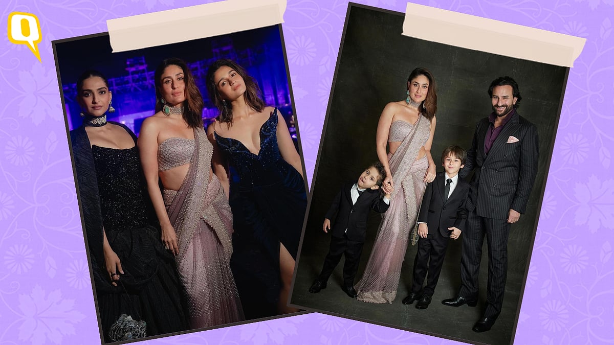 <div class="paragraphs"><p>Kareena Kapoor, Sonam Kapoor, Alia Bhatt, Saif Ali Khan at&nbsp;Anant Ambani and Radhika Merchant's pre-wedding celebrations.</p></div>