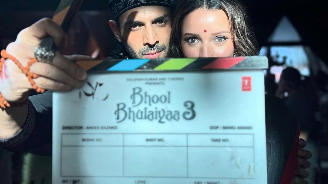 <div class="paragraphs"><p>Kartik Aaryan and Triptii Dimri wrap up first schedule of their film's shoot. </p></div>