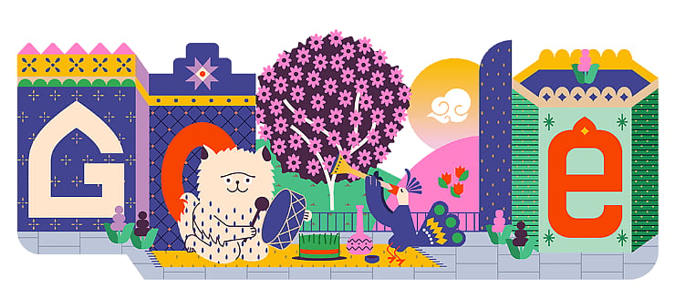 <div class="paragraphs"><p>Nowruz 2024 Google Doodle Today on 19 March 2024.</p></div>