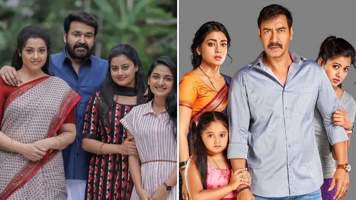 <div class="paragraphs"><p>Mohanlal and Ajay Devgn in the <em>Drishyam</em> franchise films.</p></div>