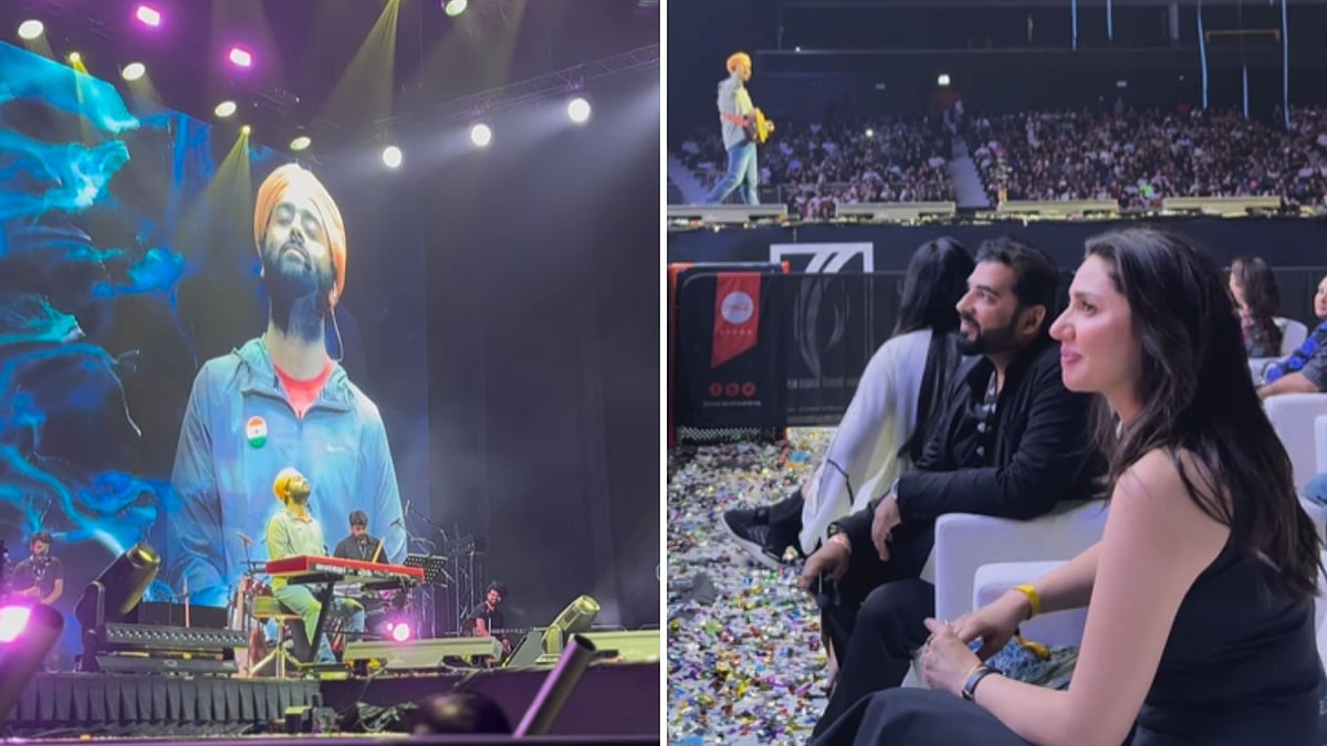 <div class="paragraphs"><p>Mahira Khan attends Arijit Singh's concert in Dubai.</p></div>
