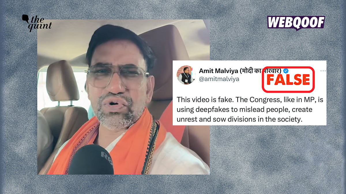 <div class="paragraphs"><p>As per The Quint's investigation, the video is not a deepfake and has not been tampered with.</p></div>