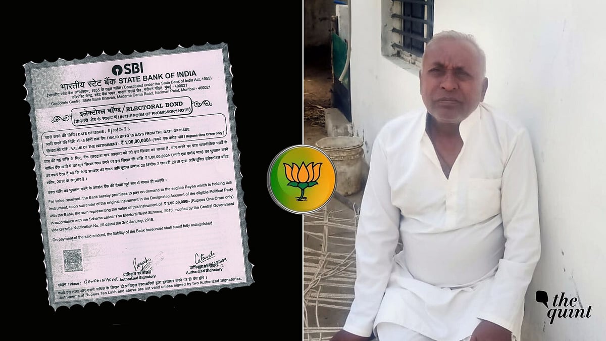 <div class="paragraphs"><p>Savakara Manvar, a Dalit farmer in Gujarat's Anjar city, has alleged that six members of his family were 'deceitfully tricked' purchasing electoral bonds citing it as an investment scheme. </p><p>The money was later encashed by BJP and Shiv Sena.</p></div>
