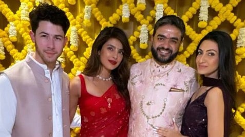<div class="paragraphs"><p>Actor Priyanka Chopra wrote a note following her brother Siddharth Chopra and his fiancée Neelam Upadhyaya's roka ceremony.</p></div>