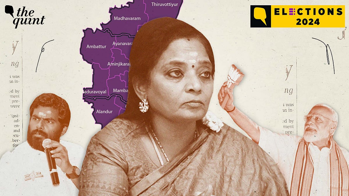 <div class="paragraphs"><p>Dr Tamilisai Soundararajan, ex-Telangana governor, returns to the heat and dust of electoral politics as the Bharatiya Janata Party (BJP) candidate for the prestigious South Chennai seat, which is the fourth-largest constituency in Tamil Nadu.</p></div>