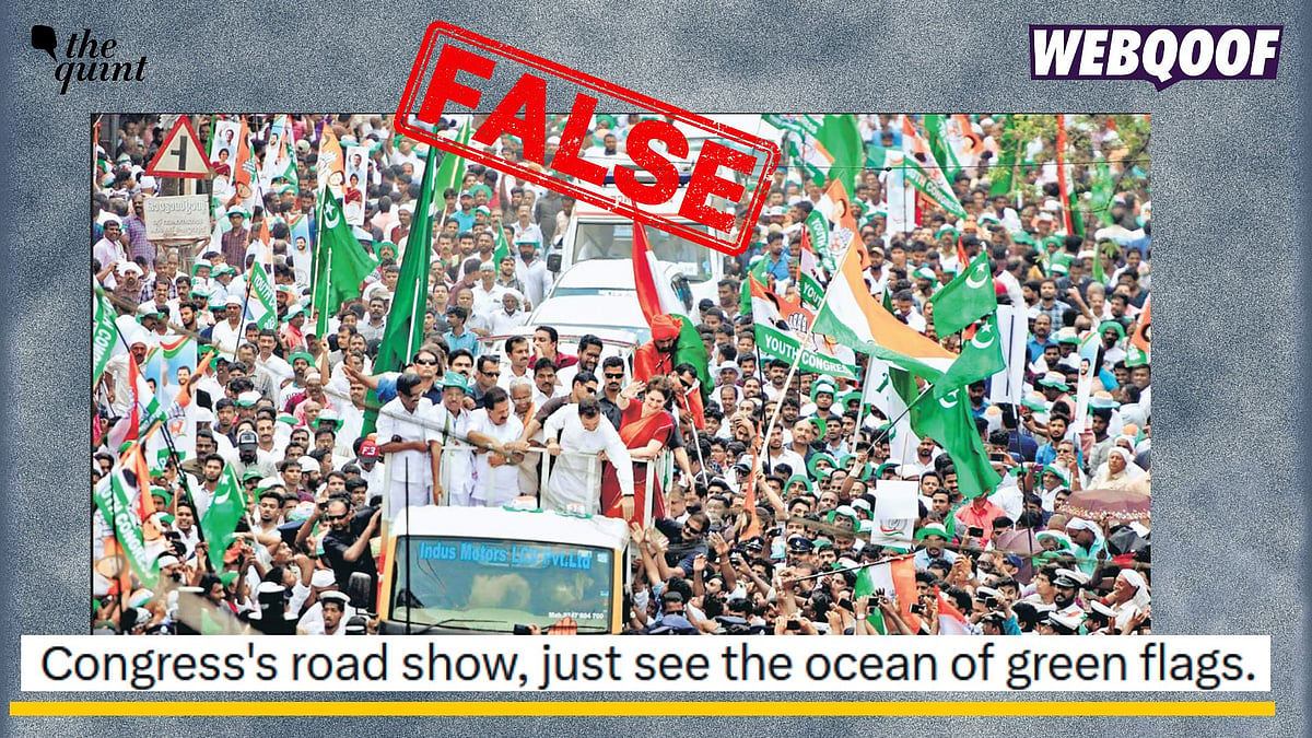 <div class="paragraphs"><p>Fact-check: An old image of Congress rally in Wayanad showing IUML's flag were falsely shared as recent. </p></div>