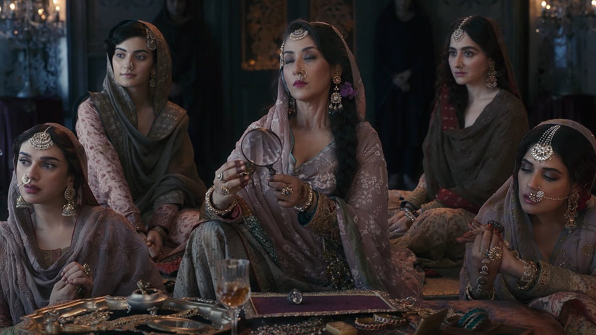 <div class="paragraphs"><p>A still from the trailer of<em> Heeramandi.</em></p></div>