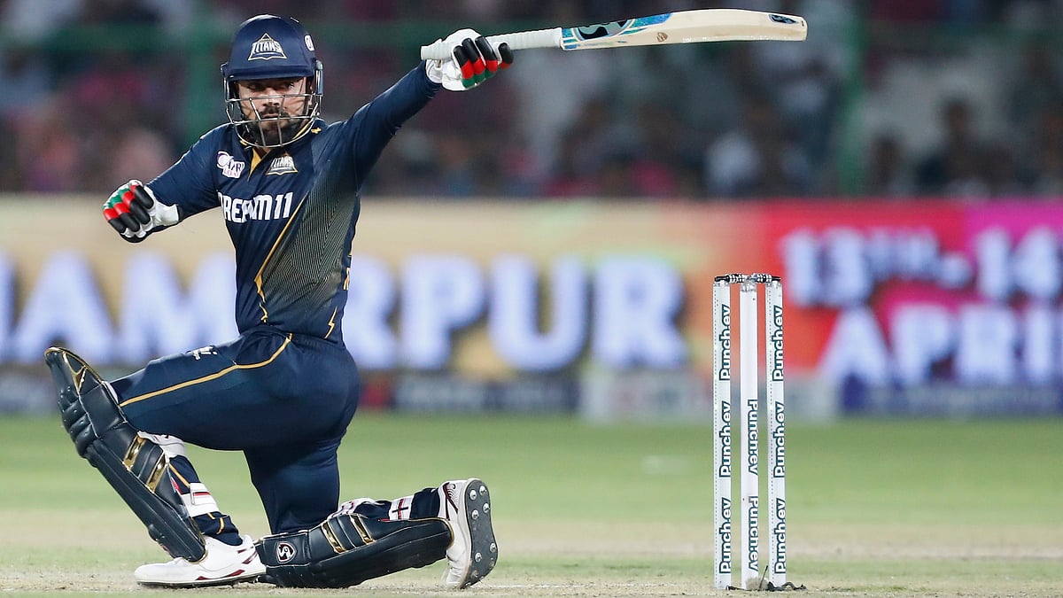 <div class="paragraphs"><p>Gujarat Titans (GT) ended Rajasthan Royals' (RR) winning spree as they beat the hosts by 3 wickets.</p></div>