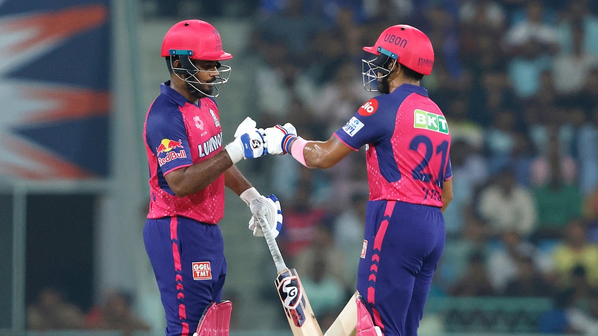 <div class="paragraphs"><p>RR vs LSG: Sanju Samson and Dhruv Jurel's half-centuries propel RR to a comfortable victory over LSG by 7 wickets.</p></div>