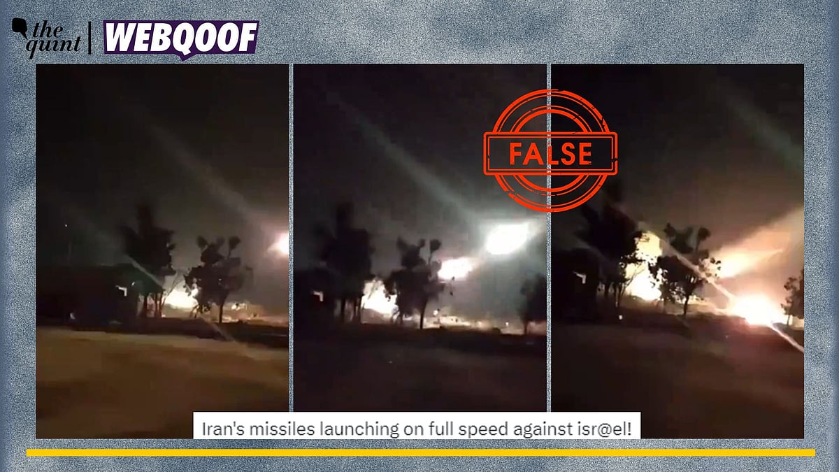 <div class="paragraphs"><p>Fact-Check | The video is old and does not show Iran attacking Israel.</p></div>