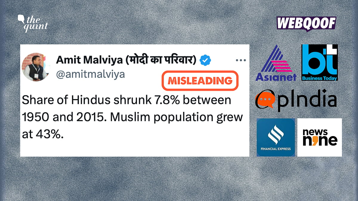 <div class="paragraphs"><p>The viral claim which carries figures for the change in India's Hindu and Muslim populations is misleading.</p></div>