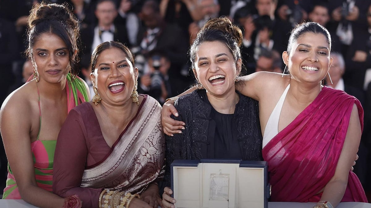 <div class="paragraphs"><p>Payal Kapadia and the cast of<em> All We Imagine as Light.&nbsp;</em></p></div>