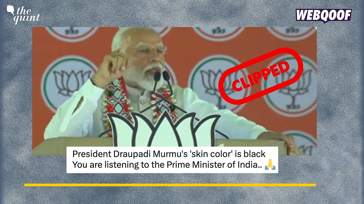 <div class="paragraphs"><p>Fact-Check: PM Modi was reacting to Sam Pitroda's statement. </p></div>