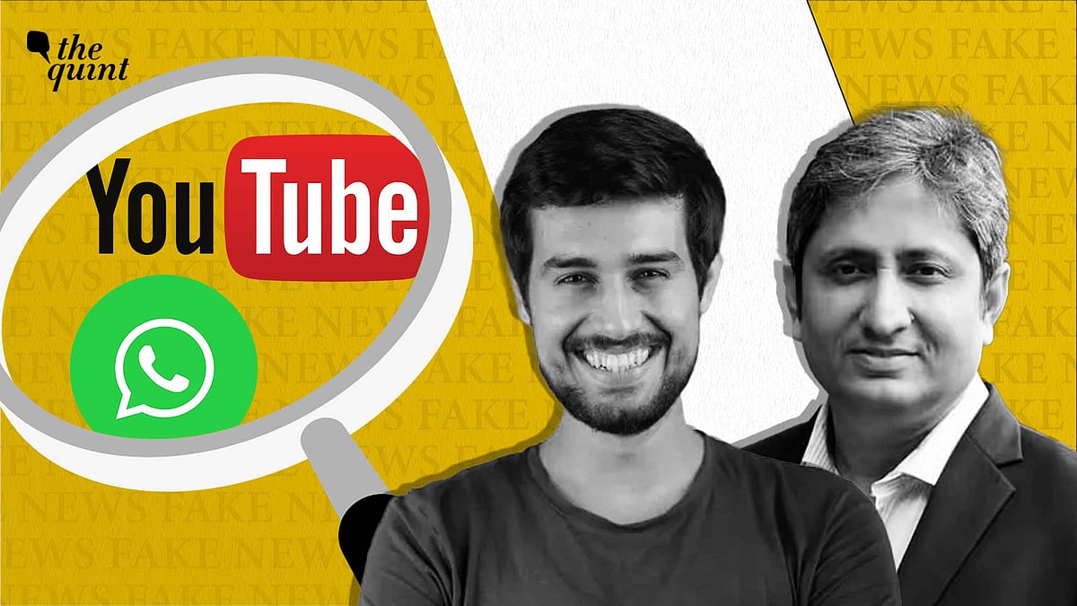 <div class="paragraphs"><p>Dhruv Rathee and Ravish Kumar.</p></div>
