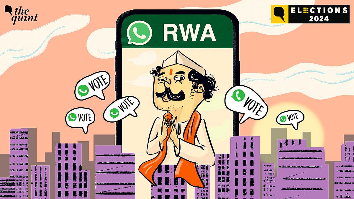 <div class="paragraphs"><p>With hundreds of members, the RWA (Resident Welfare Association) and AOA (Apartment Owners Association) WhatsApp groups have emerged as a useful platform for bulk political messaging. </p></div>