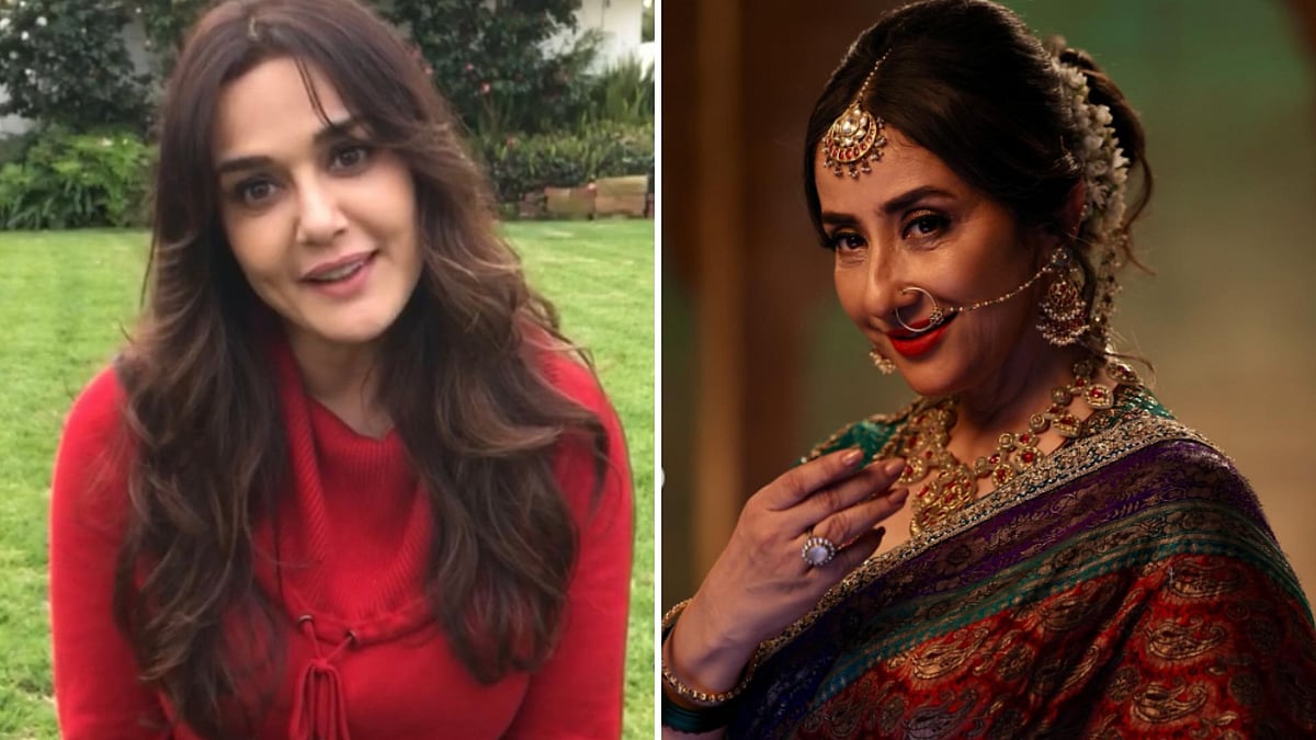 <div class="paragraphs"><p>Preity Zinta praises Manisha Koirala for her role in<em> Heeramandi.</em></p></div>