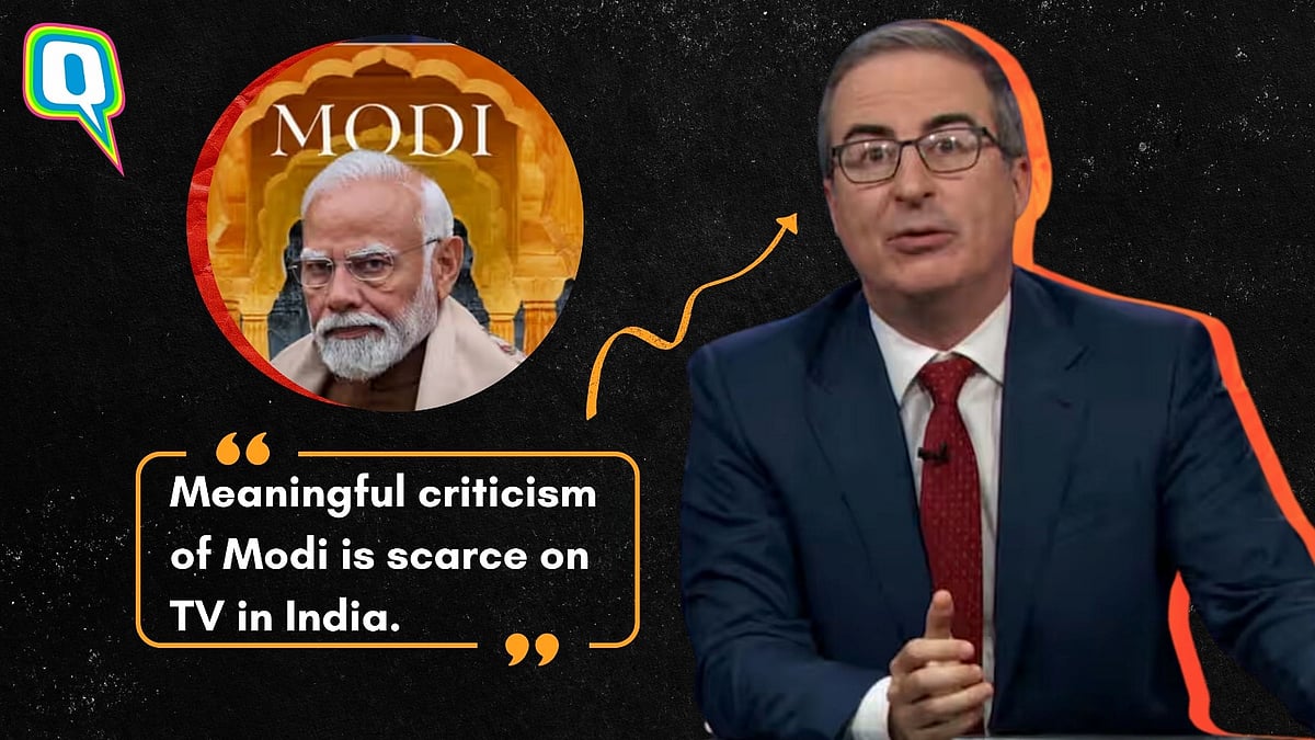 <div class="paragraphs"><p>The latest episode of<a href="https://www.thequint.com/tech-and-auto/tech-news/john-oliver-face-of-reddit-protest"> John Oliver's </a><em><a href="https://www.thequint.com/tech-and-auto/tech-news/john-oliver-face-of-reddit-protest">Last Week Tonight</a></em> titled "Indian Elections, Trump & Red Lobster" has not been aired in India. </p></div>