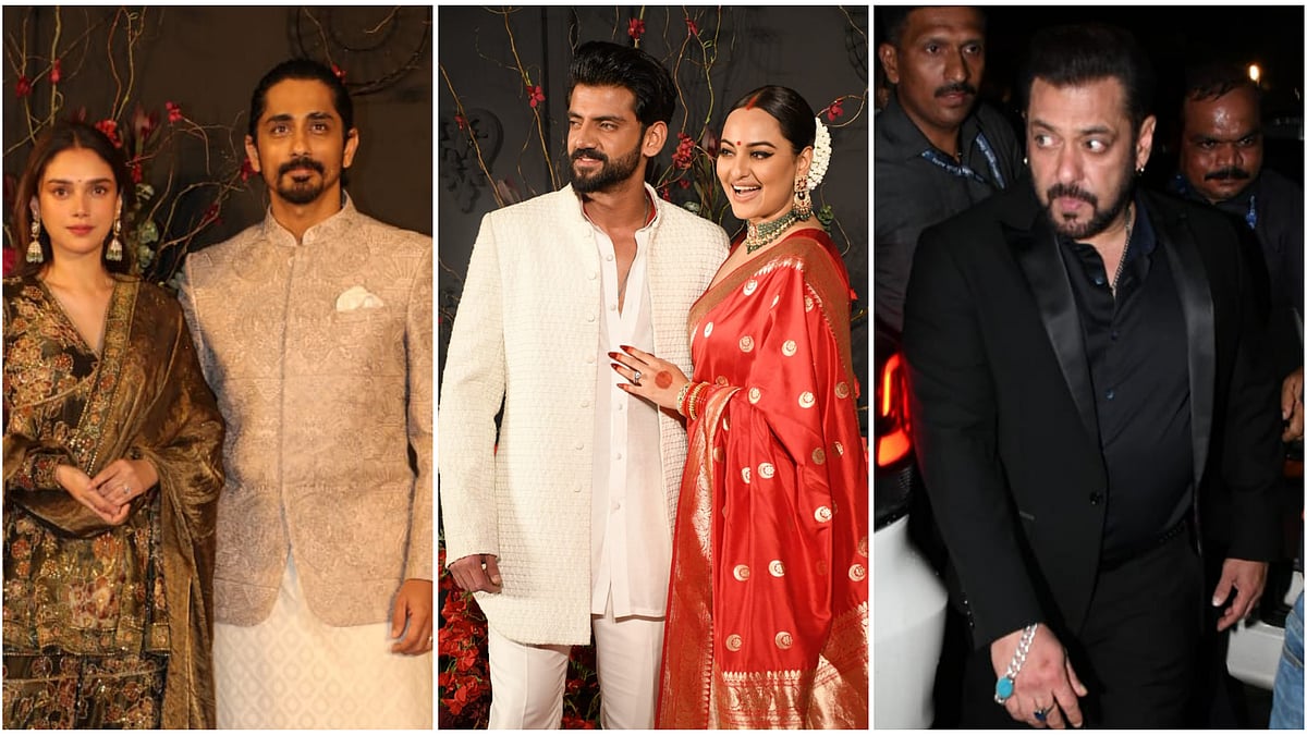 <div class="paragraphs"><p>Actors <a href="https://www.thequint.com/entertainment/celebrities/sonakshi-sinha-marries-zaheer-iqbal-a-timeline-of-their-relationship">Sonakshi Sinha and Zaheer Iqbal</a> hosted a grand reception in Mumbai. </p></div>