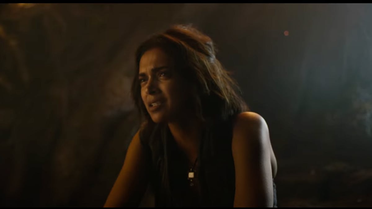 <div class="paragraphs"><p>Deepika Padukone in a still from <em>Kalki 2898 AD</em>.</p></div>