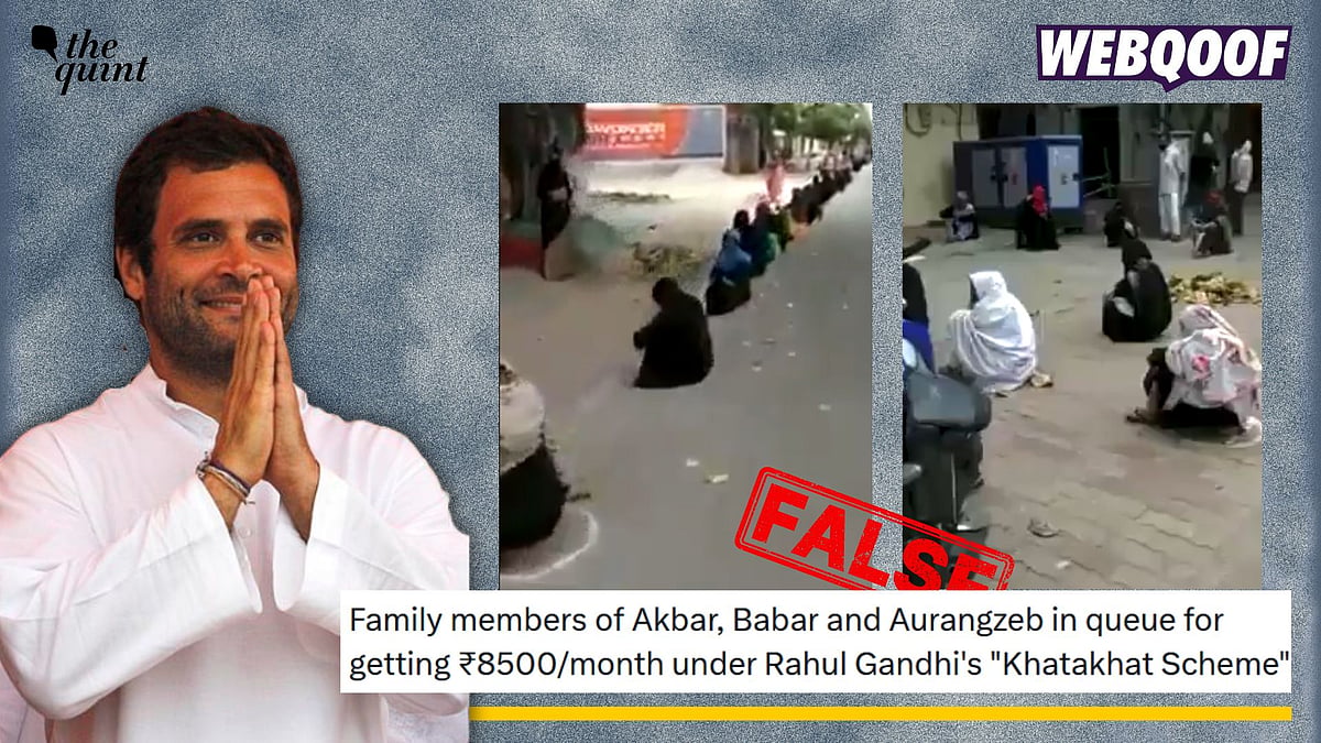 <div class="paragraphs"><p>Fact-check: An old video is going viral to falsely claim that Muslim women are waiting outside bank after election results for the promised money by Rahul Gandhi.</p></div>