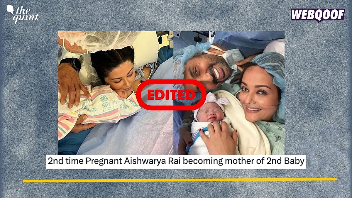 <div class="paragraphs"><p>Fact-Check: The image is edited and does not show Aishwarya-Abhishek with their second child.</p></div>