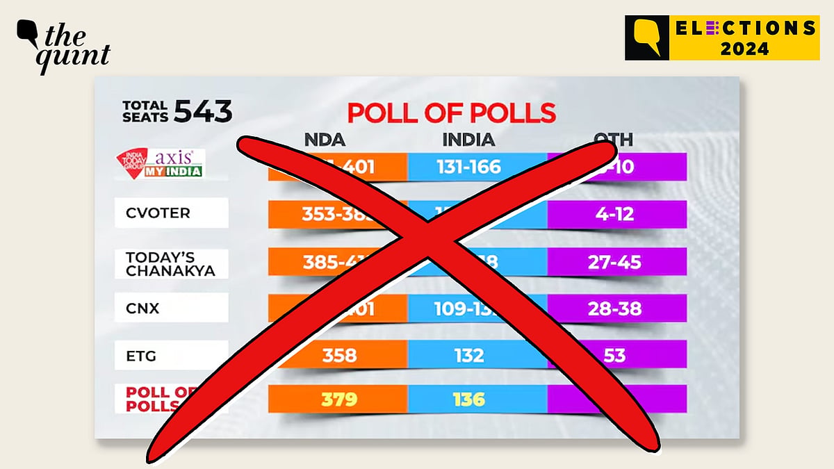 <div class="paragraphs"><p>With the Sensex recording a crash of 5500+ points, the faulty polls could be blamed for the bloodbath in the market.</p></div>