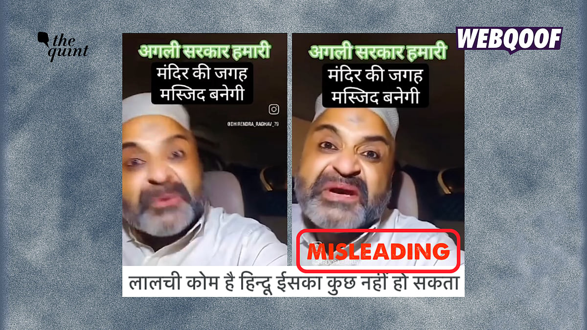 <div class="paragraphs"><p>The man in the video is content creator Dhirendra Raghav, who plays different characters in his videos.</p></div>