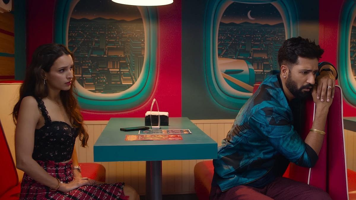 <div class="paragraphs"><p>A still from<em> Bad Newz.</em></p></div>