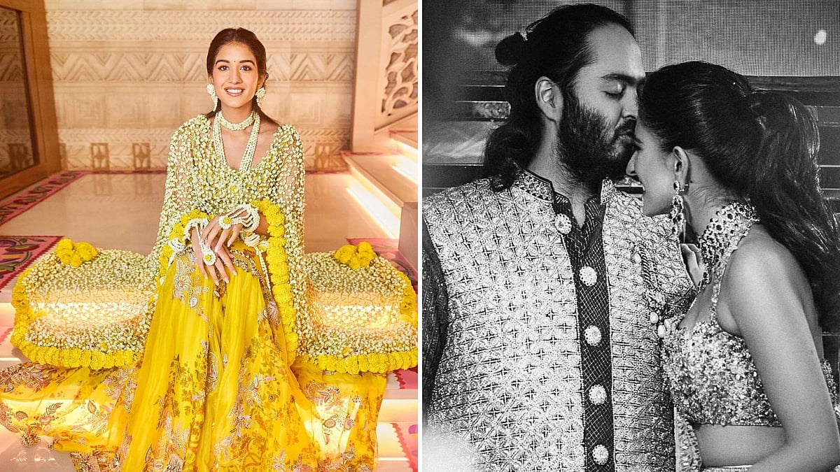 <div class="paragraphs"><p>Anant Ambani's haldi ceremony at Antilia in Mumbai was a lively event on Monday night.</p></div>