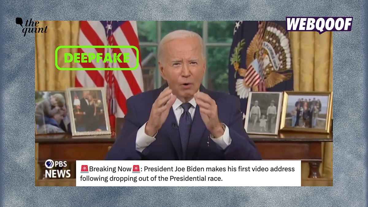 <div class="paragraphs"><p>The viral video of US President Joe Biden giving a statement full of explicit words is a deepfake.</p></div>
