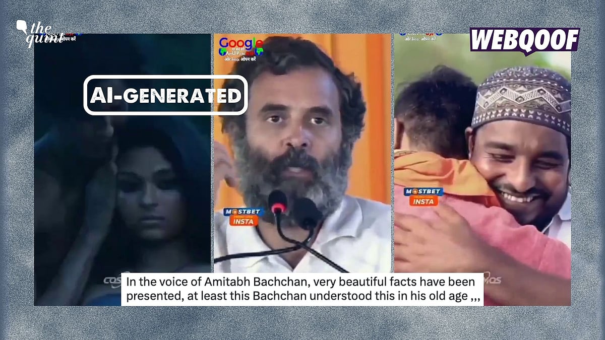 <div class="paragraphs"><p>The audio in the viral video is AI-generated.</p></div>