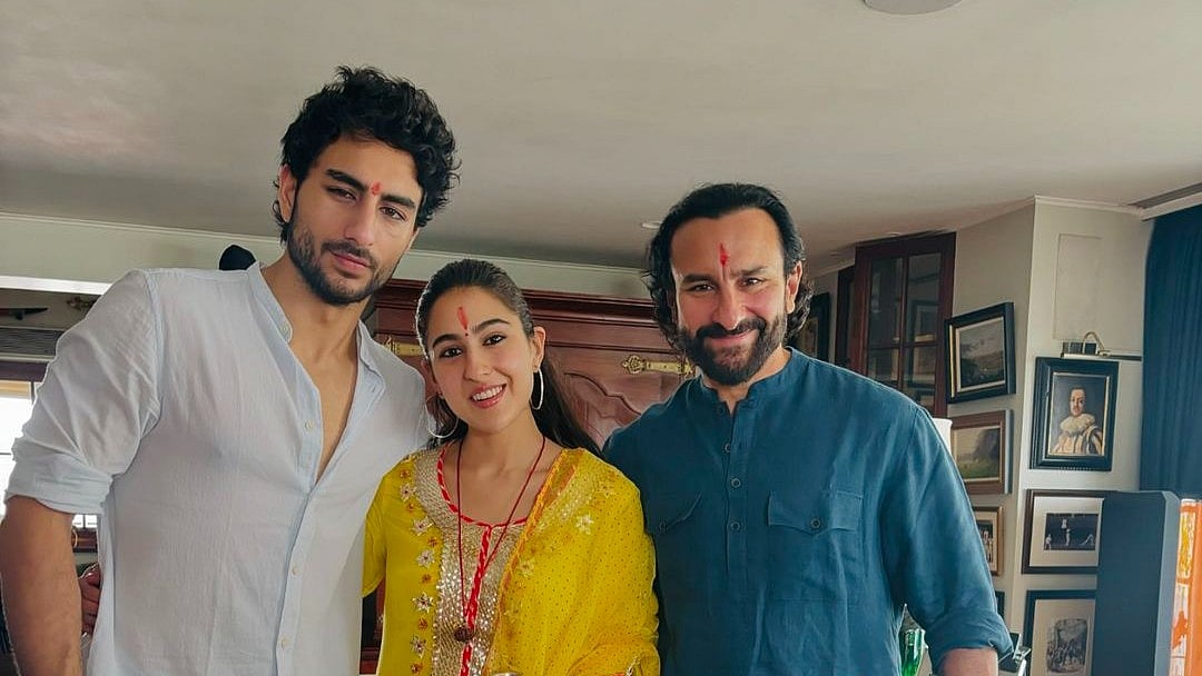 <div class="paragraphs"><p>Sara Ali Khan has shared adorable pictures from her Raksha Bandhan celebrations with her brothers.</p></div>