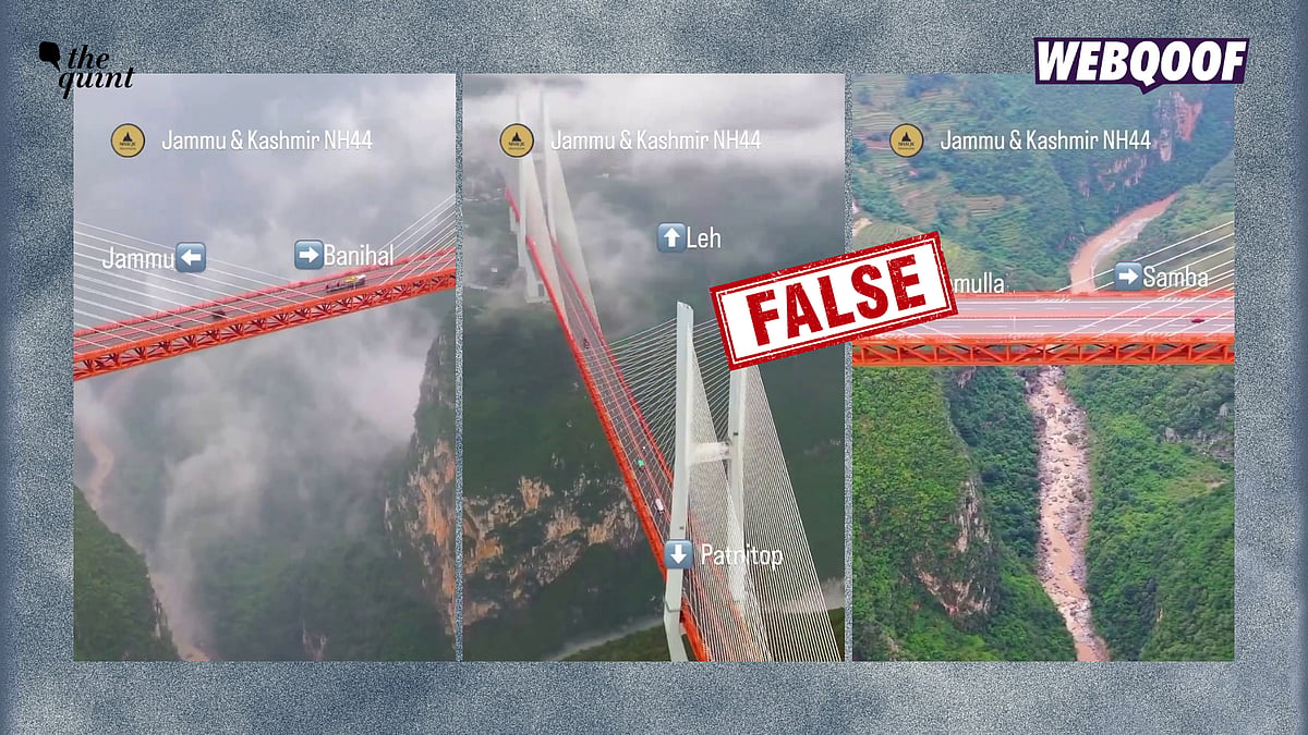 <div class="paragraphs"><p>The video shows the Beipanjiang bridge in China.</p></div>