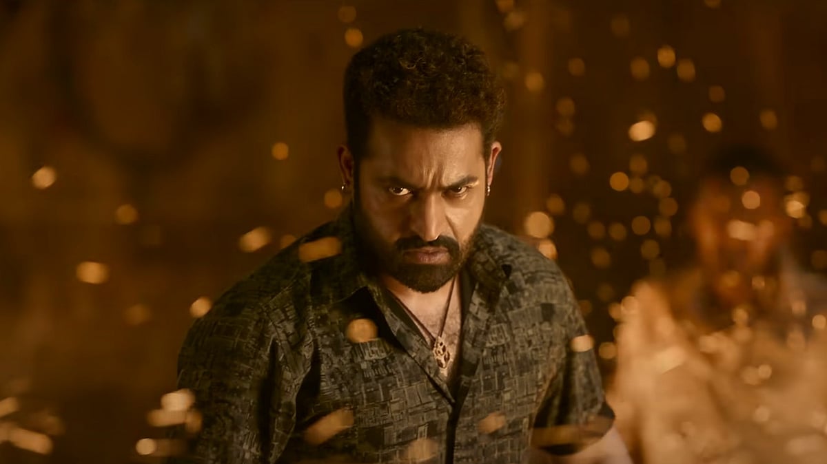 <div class="paragraphs"><p>Jr NTR in a still from<em> Devara Pt. 1.</em></p></div>