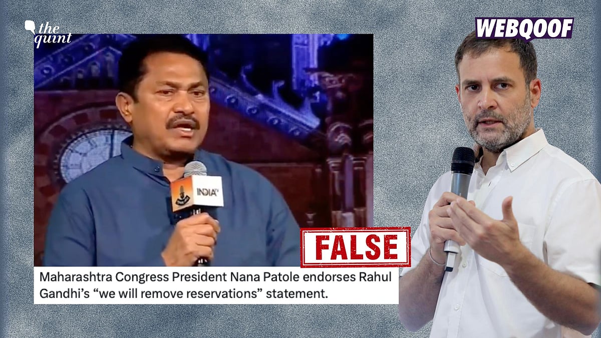 <div class="paragraphs"><p>The claim is false as Gandhi did not say that the Congress will remove reservations.</p></div>