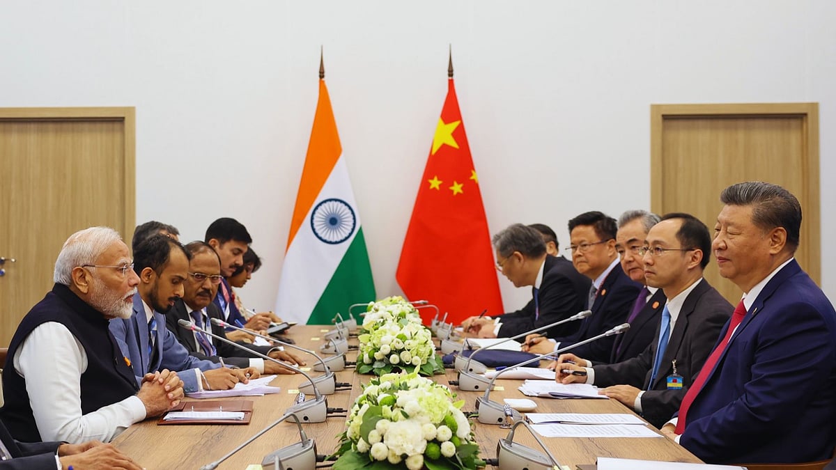 <div class="paragraphs"><p>Modi and Xi at BRICS 2024.</p></div>