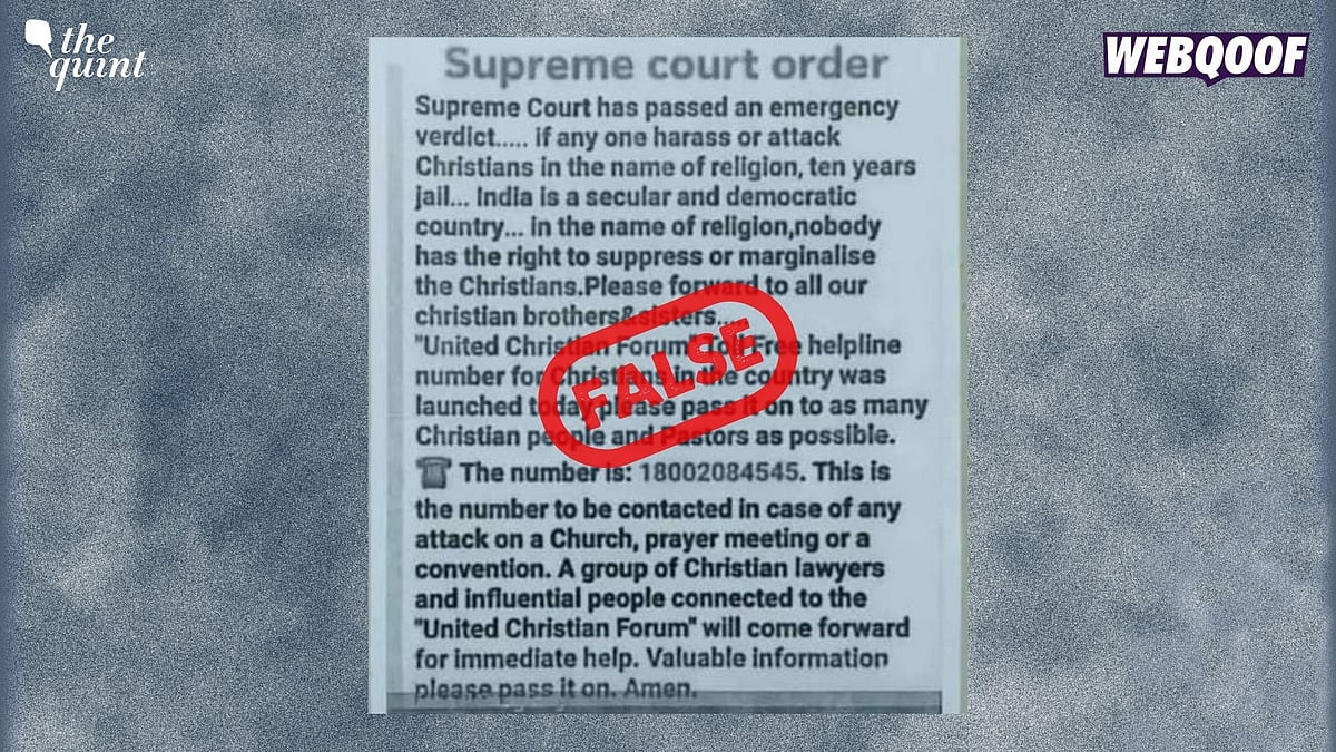 <div class="paragraphs"><p>Fact-Check: The SC has not made such rulings. </p></div>