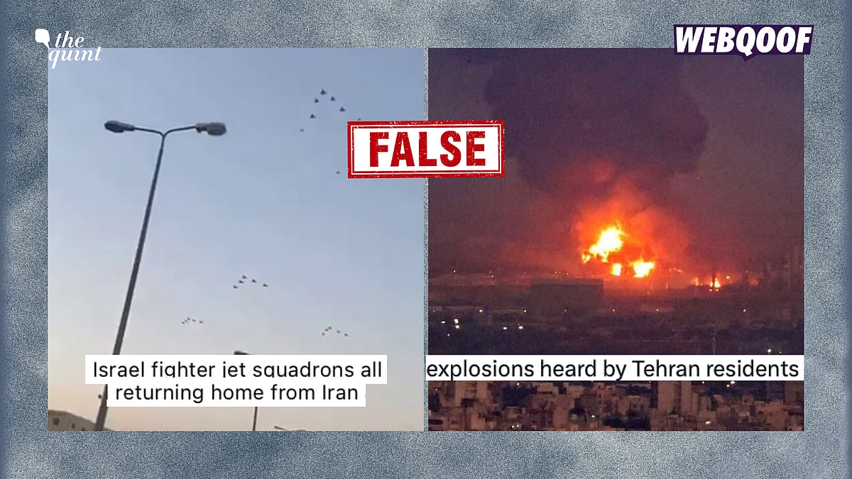 <div class="paragraphs"><p>Neither of these visuals have any connection to Israel's recent attack on Tehran.</p></div>