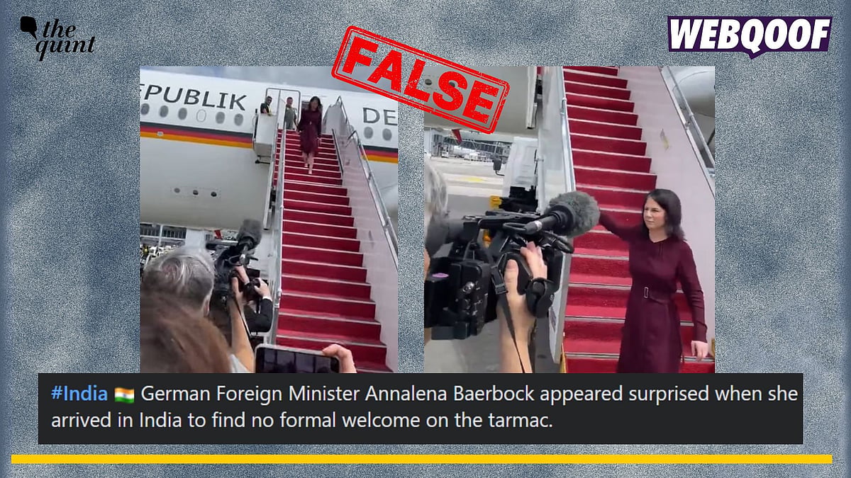 <div class="paragraphs"><p>Fact-check: A video of German Foreign Minister Annalena Baerbock getting off a plane in Malaysia is being falsely shared as one from India.</p></div>