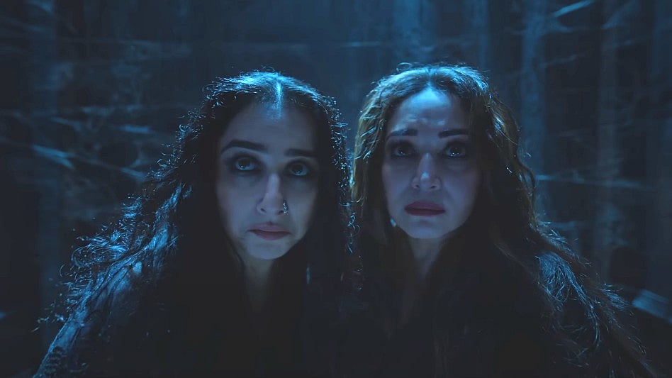 <div class="paragraphs"><p>Vidya Balan and Madhuri Dixit in a still from&nbsp;Bhool Bhulaiyaa 3.</p></div>